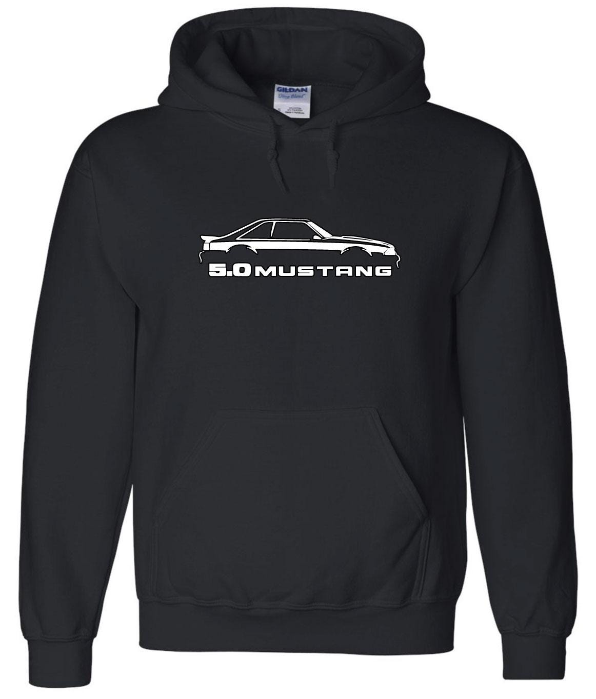 Ford Mustang LX Side Hoodie, Ford Unisex Hoddie, Mustang Hoodie