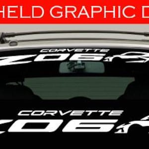 Corvette C8 Windshield Decal - Etsy