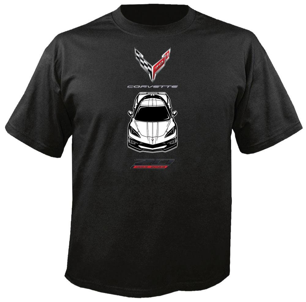 Chevy Corvette C8 70th anniversary  Front T-shirt, Unisex tshirt, Chevy shirt For Men, Corvette, Chevy Cars tShirt,  Lover, Gift For Dad