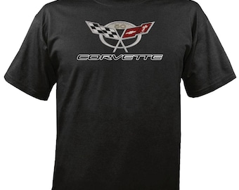 Chevy Corvette C5 Flags 50th anniversary T-shirt, Unisex tshirt, Chevy shirt For Men, Corvette, Chevy Cars Shirt, Lover, Gift For Dad