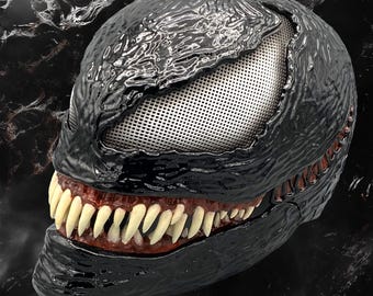 Venom 3 Mask Movie 2024 Version - 3D printed with movable jaw or tongue