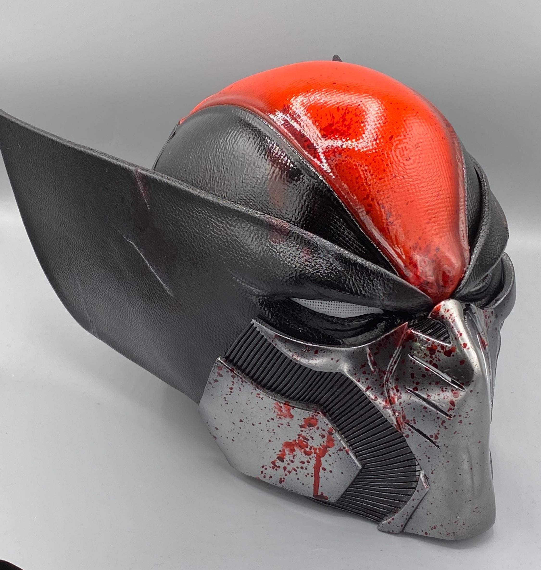 Ultimate Wolverine Cosplay Helmet – 3D Printed Mask | Raw, Painted, or Battle Damaged