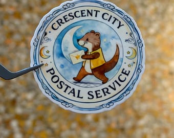 16. Crescent City Postal Service Sticker | Sarah J. Maas Inspired Bookish sticker