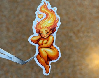 19. Lehabah Fire Sprite Sticker | Crescent City Inspired Fantasy sticker