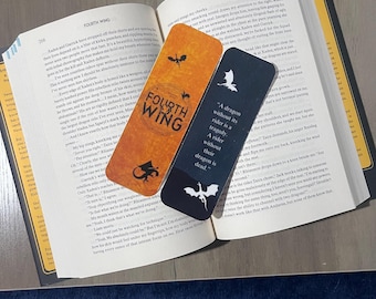 fourth wing bookmark qoute a dragon without its rider is a tragedy. a rider without their dragon is dead.