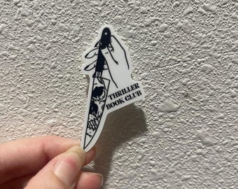 thriller book club sticker