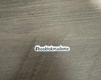booktok made me sticker