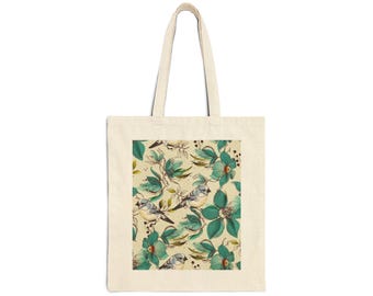 Bird's Forest Cotton Tote Bag