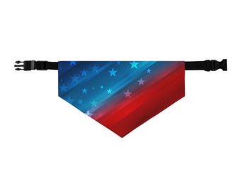 United Paws Pet Bandana Collar - Independence Day Celebration