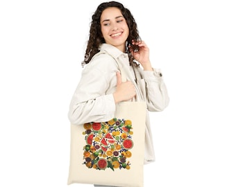 Summer Vibe Cotton Tote Bag