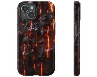 Fiery Stone Tough iPhone Case