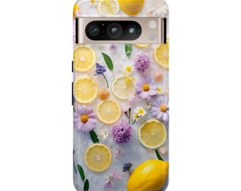 Lemon Splash Tough Google Pixel Phone Case
