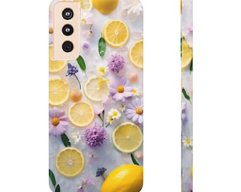 Lemon Splash Slim Samsung Galaxy Case