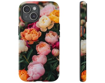 Blooming Peonies iPhone Tough Case