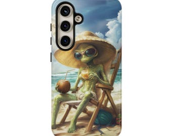 Alien's Vacation Galaxy Tough Case