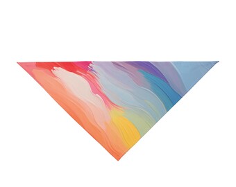 Rainbow Colors Pet Bandana