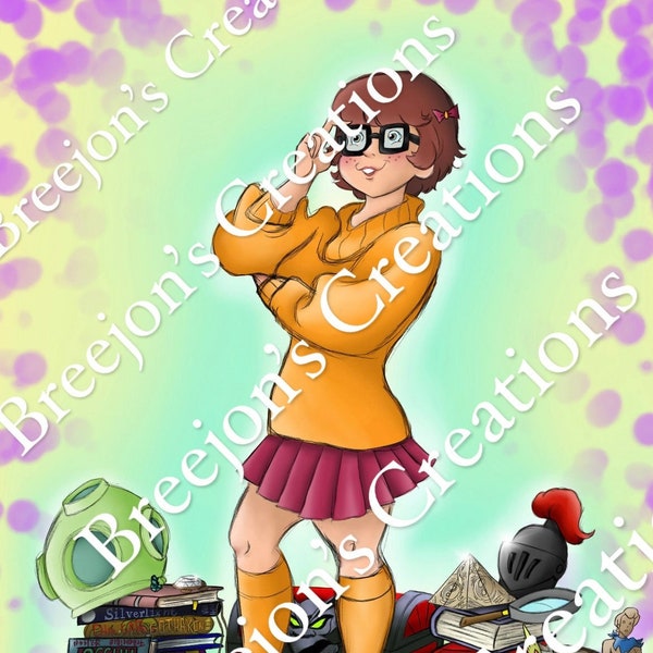 Velma Dinkley - Scooby-Doo Print (Digital)