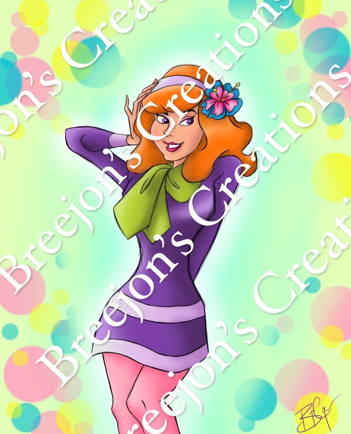 Daphne Blake Scooby-doo physical - Etsy UK