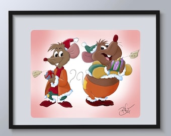 Jaq and Gus Gift Exchange - Cinderlla  (Physical)