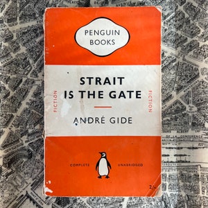 Strait is the Gate Novel by André Gide Vintage