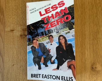 Less Than Zero VINTAGE BOOK 1987