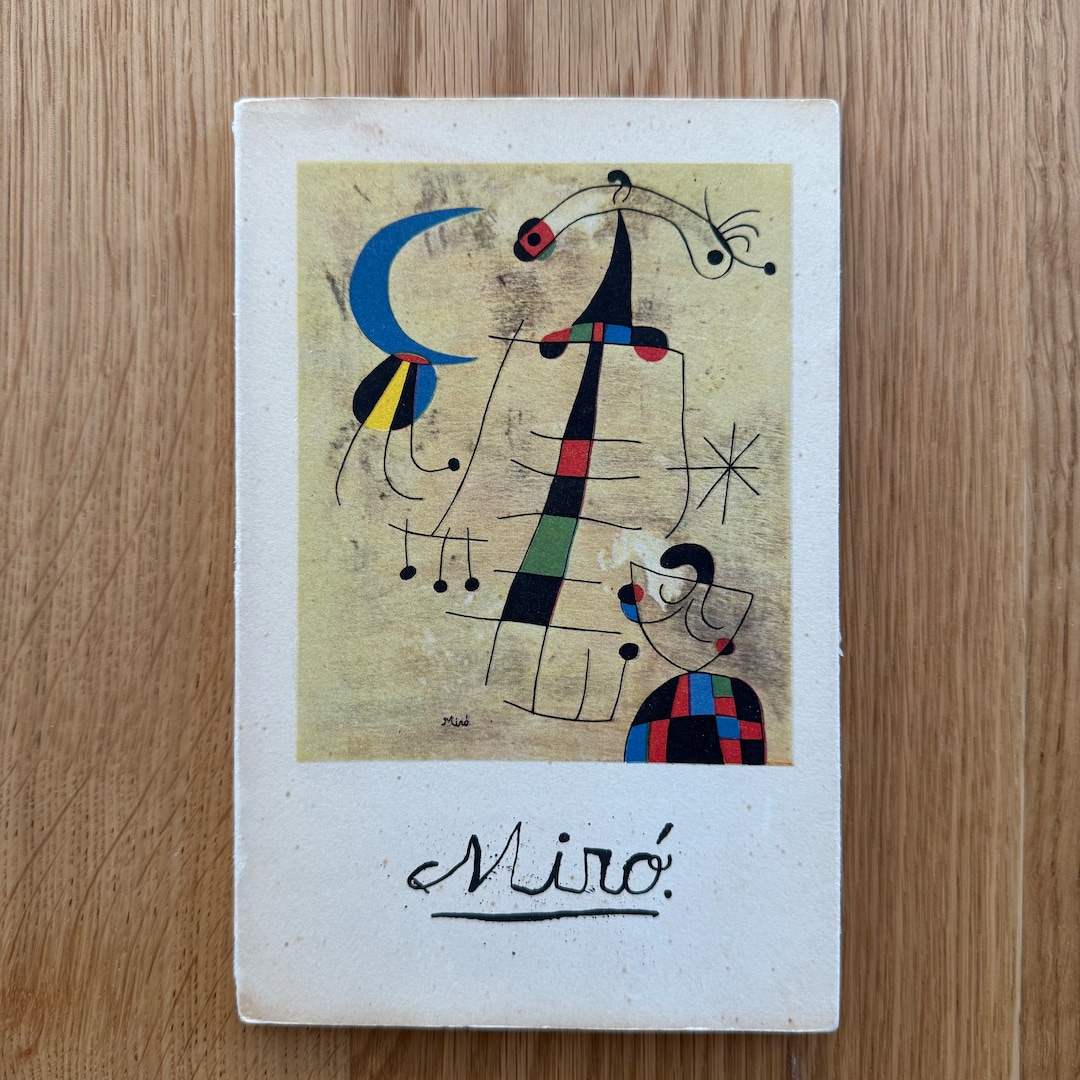Joan Miro Exhibition Catalog 1954 Etsy