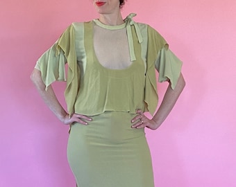 Stella McCartney Pale Green Jersey Dress