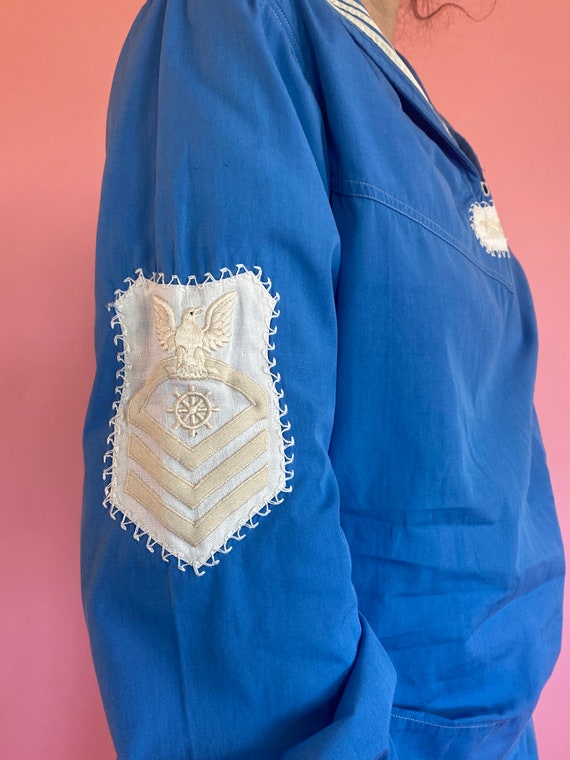 1930s CornFlower Blue Cotton 2pc Sailor Suit - image 7