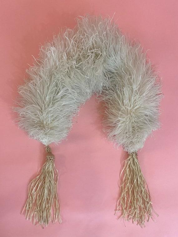 Edwardian Boa White Ostrich Feather Antique Vintage Shawl Costume - The  Gatherings Antiques Vintage