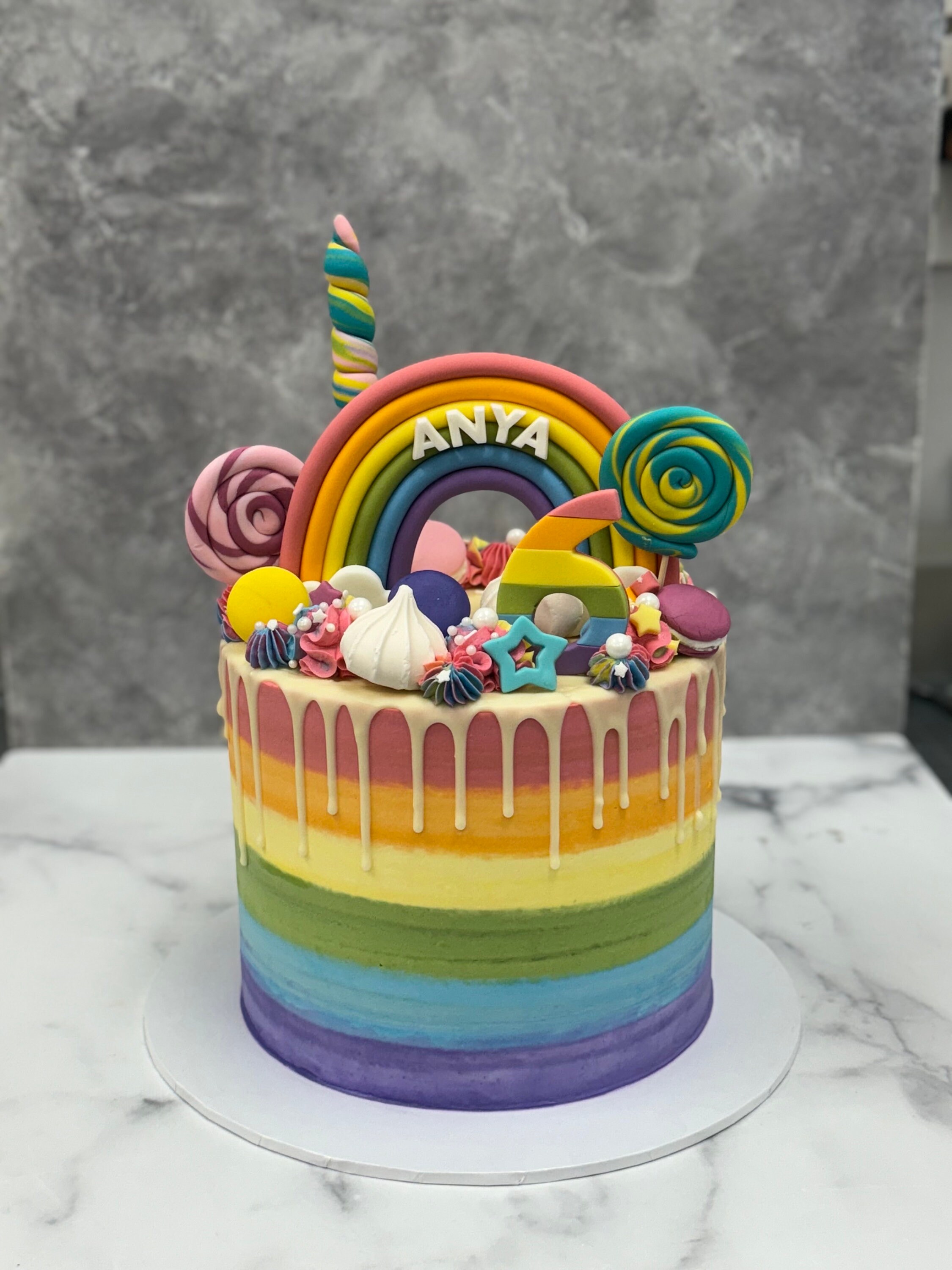 Candy baby shower topper