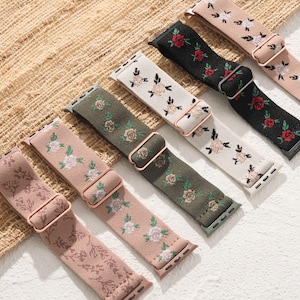 Bohemian Style Apple Watch Band, Woven Watches Bracelet, Nylon Apple Watch Strap, 38mm 40mm 41mm 42mm 44mm 45mm 46mm 49mm, Series 1-10 SE