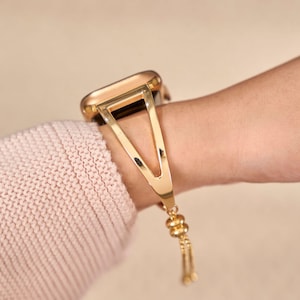 Gold Apple Watch Band, Watches Bracelet, Metal Apple Watch Strap, 38mm 40mm 41mm 42mm 44mm 45mm 46mm 49mm, Series 1-10, Mother&#39;s Day Gifts