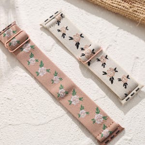 Bohemian Style Apple Watch Band, Woven Watches Bracelet, Nylon Apple Watch Strap, 38mm 40mm 41mm 42mm 44mm 45mm 46mm 49mm, Series 1-10 SE