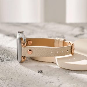 Leather Apple Watch Band Women, Apple Arm Band, Apple Watch Strap, 38mm 40mm 41mm 42mm 44mm 45mm 46mm 49mm, Series 1-10, Mother&#39;s Day Gifts
