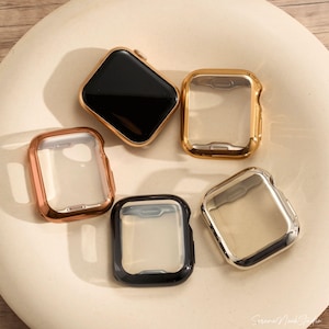 TPU Apple Watch Case, Apple Watch Case Bumper, PC iWatch Case, Apple Watch Band, 38mm 40mm 41mm 42mm 44mm 45mm 46mm 49mm, Series 1-10