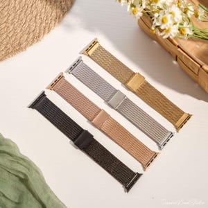 Stainless Steel Apple Watch Band, Watches Bracelet, Metal Watch Strap, 38mm 40mm 41mm 42mm 45mm 46mm 49mm, Series 1-10, Mother&#39;s Day Gifts
