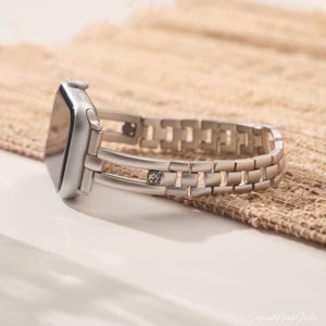 Gold Apple Watch Band, Watches Bracelet, Metal Apple Watch Strap, 38mm 40mm 41mm 42mm 44mm 45mm 46mm 49mm, Series 1-10, Mother&#39;s Day Gifts