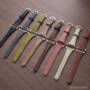 Leather Apple Watch Band, Watches Bracelet, Apple Watch Strap, 38mm 40mm 41mm 42mm 45mm 46mm 49mm, Series 1-10