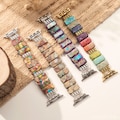 Beads Apple Watch Band, Apple Watch Bracelet, Bohemian Watch Strap, 38mm 40mm 41mm 42mm 44mm 45mm 46mm 49mm, Series 1-10, Brithday Gift