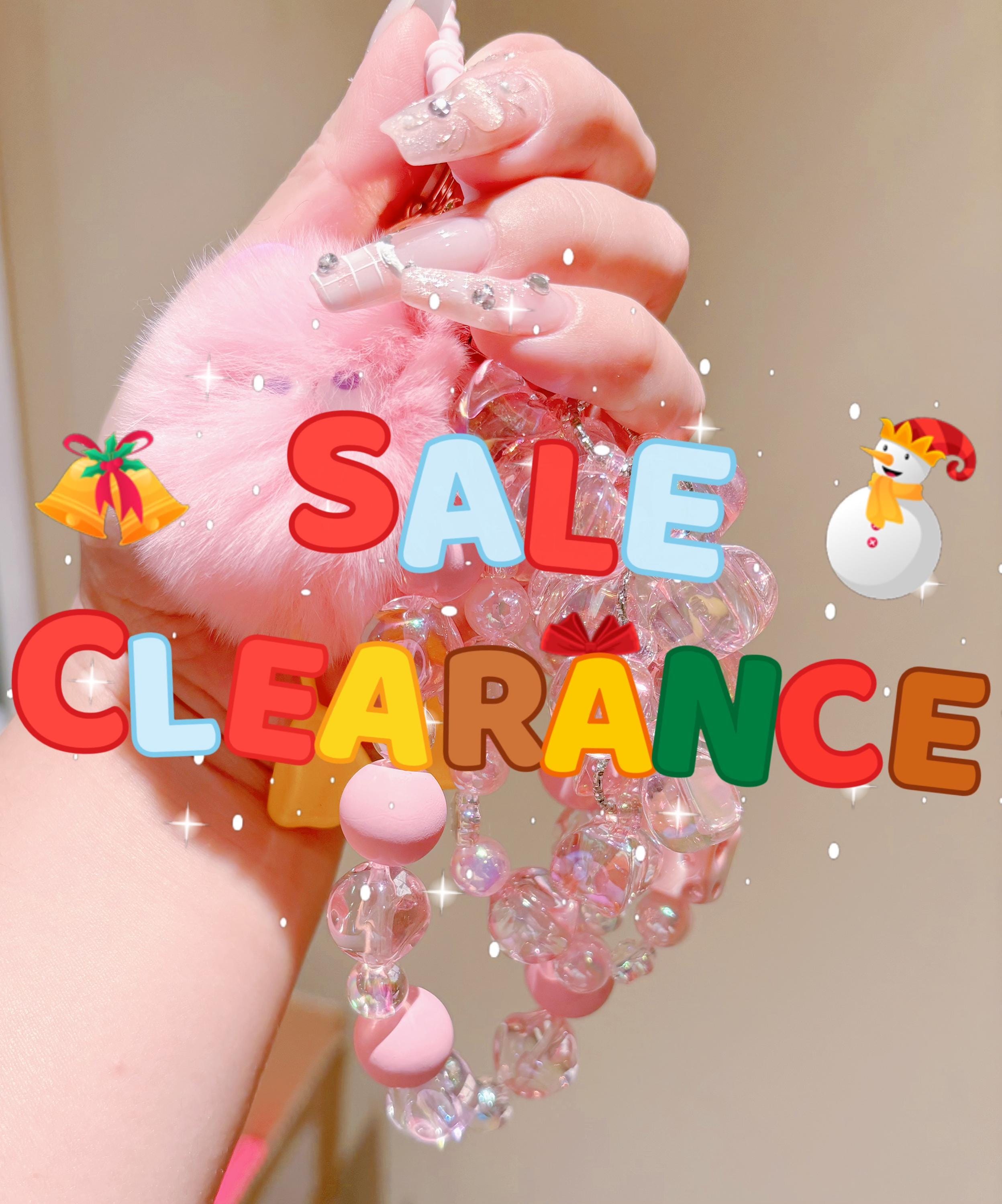 Clearance sale for handcraft Charming Keychain, Elegant Key Holder, Car Key Decor, Phone Charm Strap, Lovely Bag Accessory