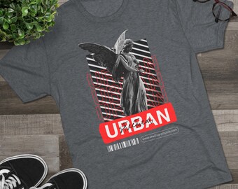 Unisex Tri-Blend Crew Tee, camiseta urbana para hombre y mujer