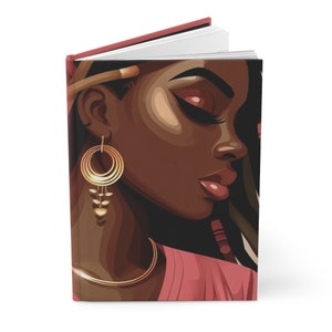 Black Girl Hardcover Journal/Notebook Matte