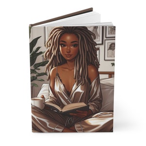 Black Girl Hardcover Journal/Notebook Matte