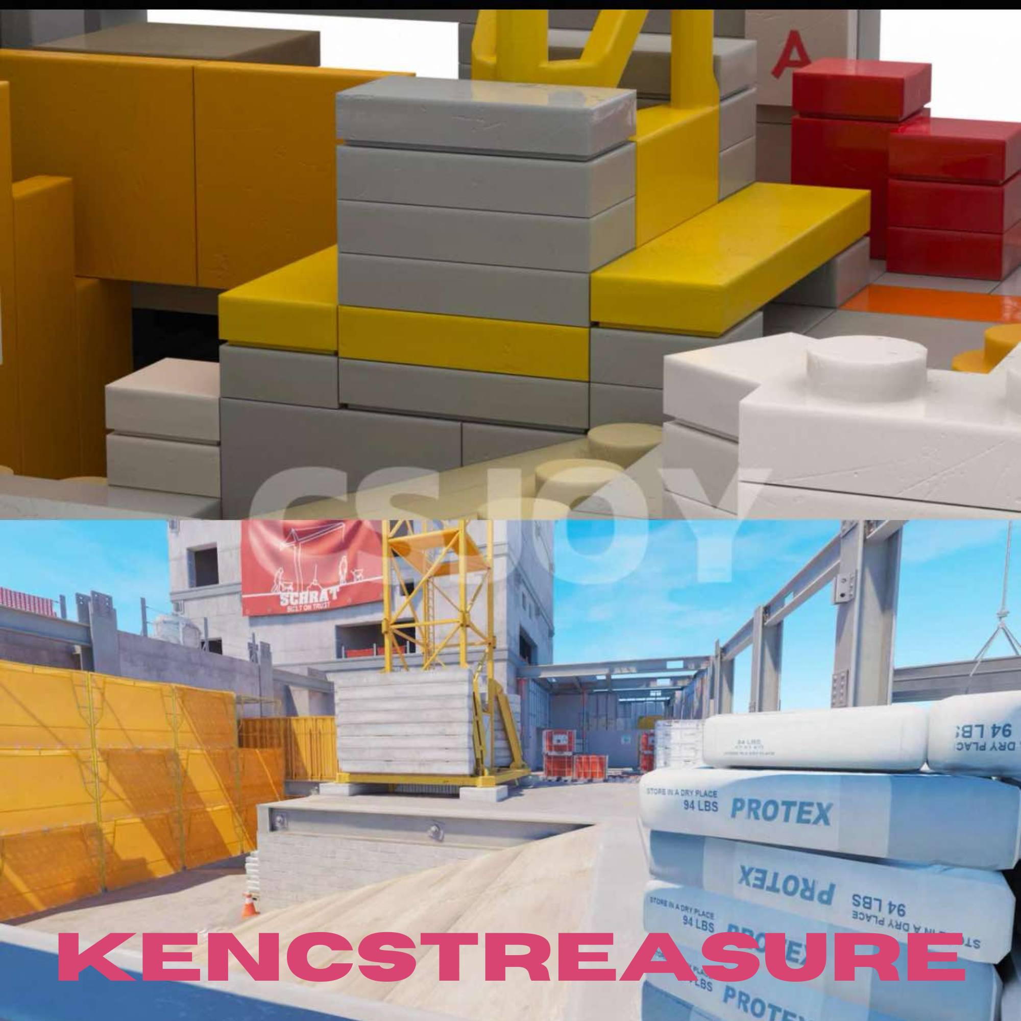 CS2 CSGO Inferno Mirage Dust2 Nuke Vertigo Map Lego Building Blocks ...