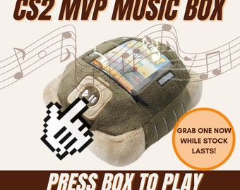 Boîte à musique CSGO CS2 MVP counterstrike gloal accessoires offensifs jouets pack de musique badge souvenir