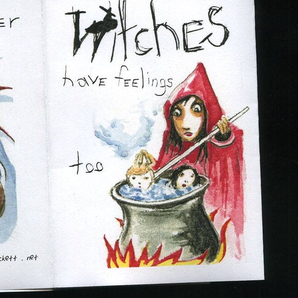 Witches - mini zine / book - Super Fancy.