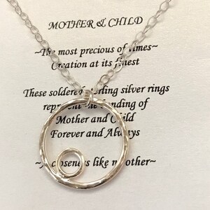 tiffany mother and child necklace