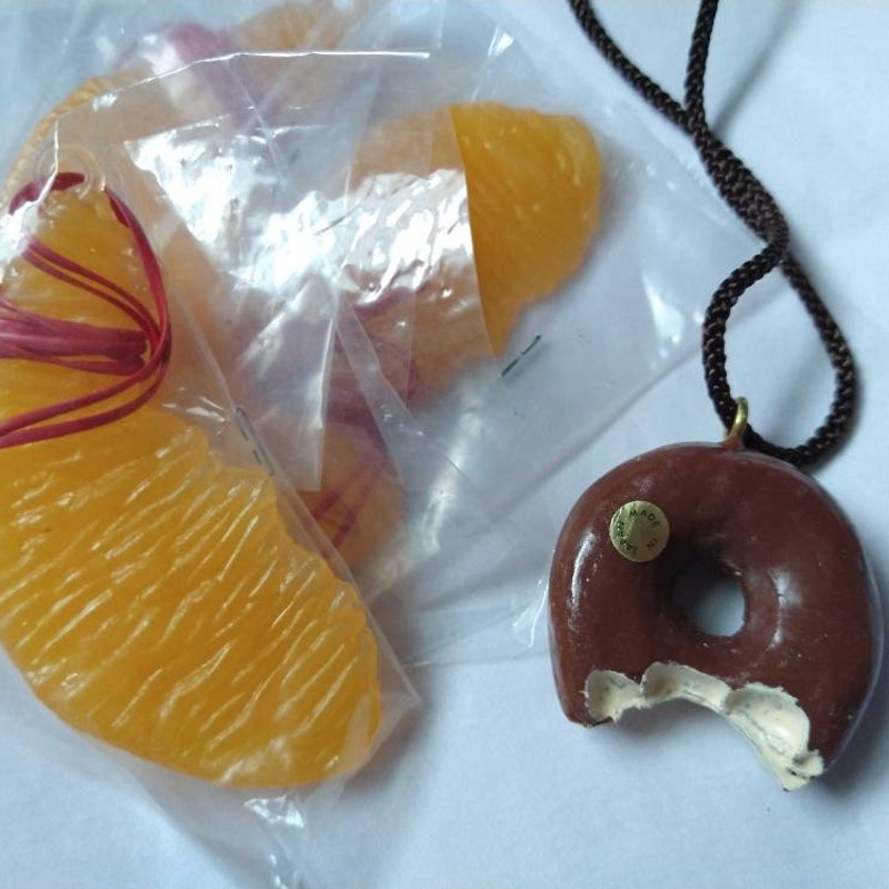 Brass Cutout Snack Necklace