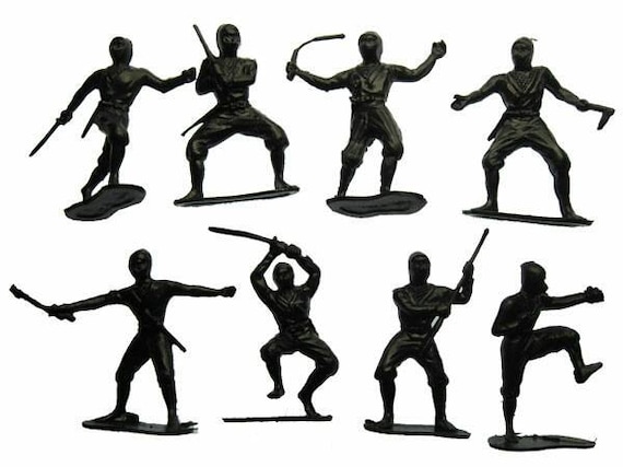 plastic ninja figures