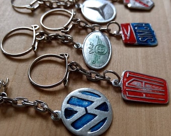 Vintage Car Emblem Keychain Gumball Vending Prize : YOUR CHOICE or LOT  Volkswagen, Fiat, Mercedes Benz, Ford, Daf, Simca, Renault, Citroen 